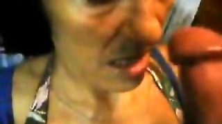 Grown up cum in the matter of frowardness grandmother